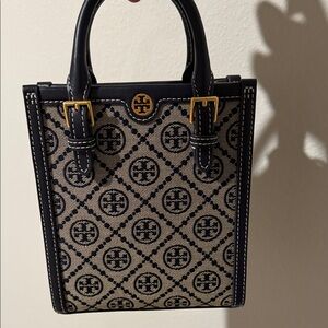 Tory Burch T Monogram Jacquard Mini Tote